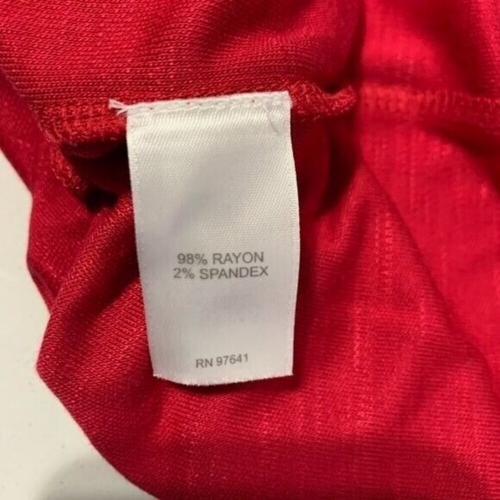 J. Jill Women’s Small Petite Shift Sangria Dress Red Minimalist Quiet Luxury - Picture 11 of 12